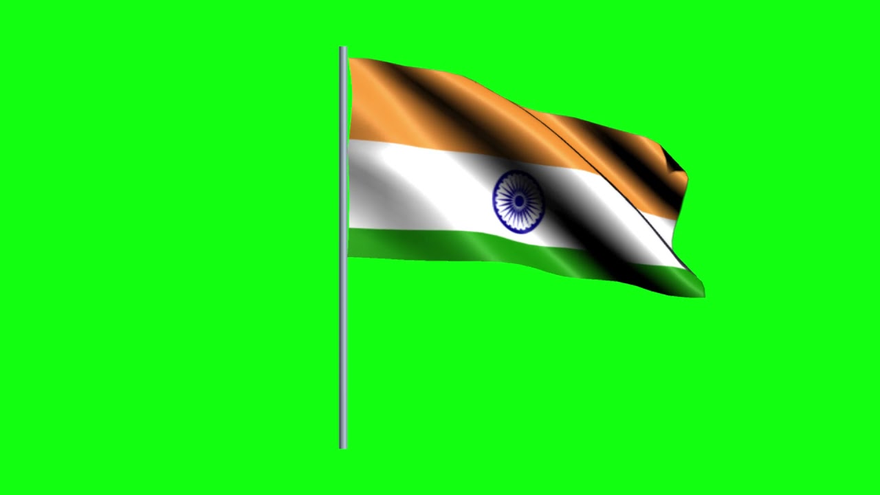 India 3d Flag Happy Independence Day Green Screen I Latest video 2021 I Green Screen Island I