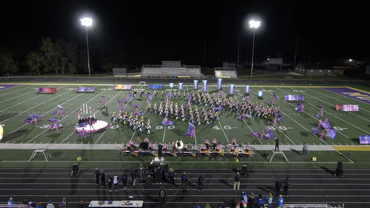 Neon Nights: Cityscape Groove - The Marching Blue Devils - Davenport Central High School