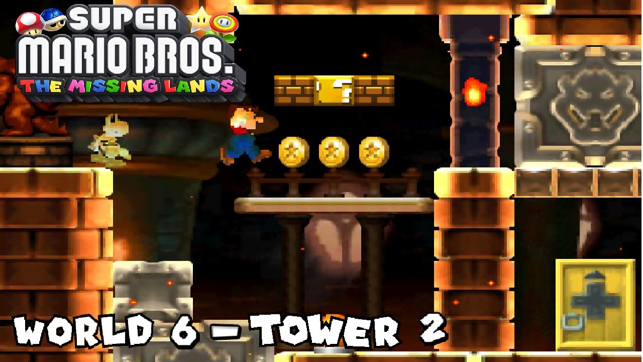 Super Mario Bros. The Missing Lands - World 6-Tower 2 (PREVIEW)