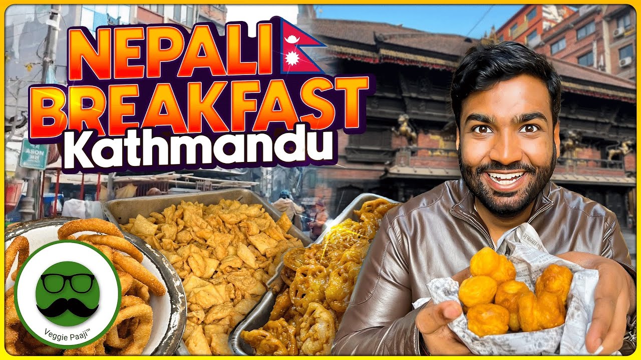 Local Nepali Breakfast in Kathmandu | Veggie Paaji