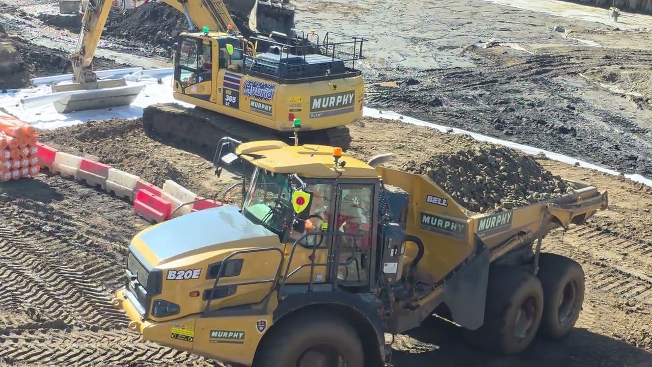 Rail upgrade at shipley real life trucks & diggers UK
