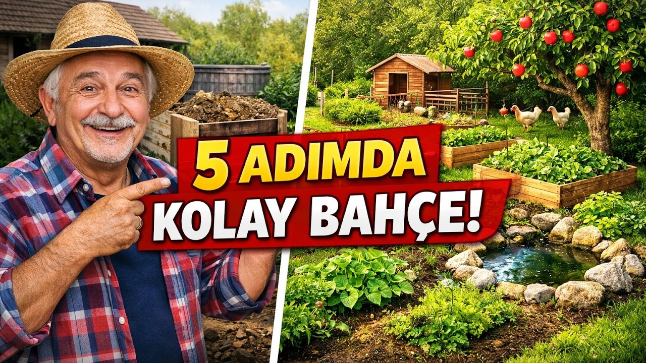 Sadece Beş Adımda Bah&ccedil;eniz Sizin İ&ccedil;in &Ccedil;alışsın (Kimsenin Anlatmadığı Permak&uuml;lt&uuml;r Sırları!)