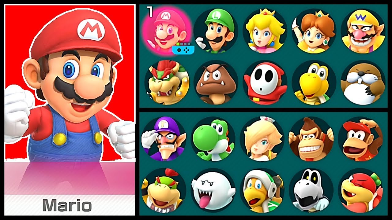 Super Mario Party All Characters Voices