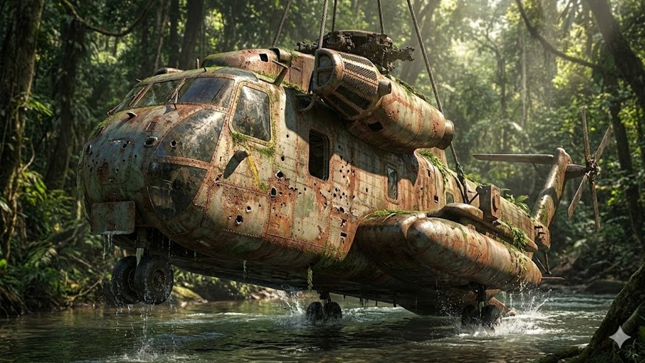 Lost for Decades &ndash; Restoring a Helicopter Abandoned in a Jungle River!