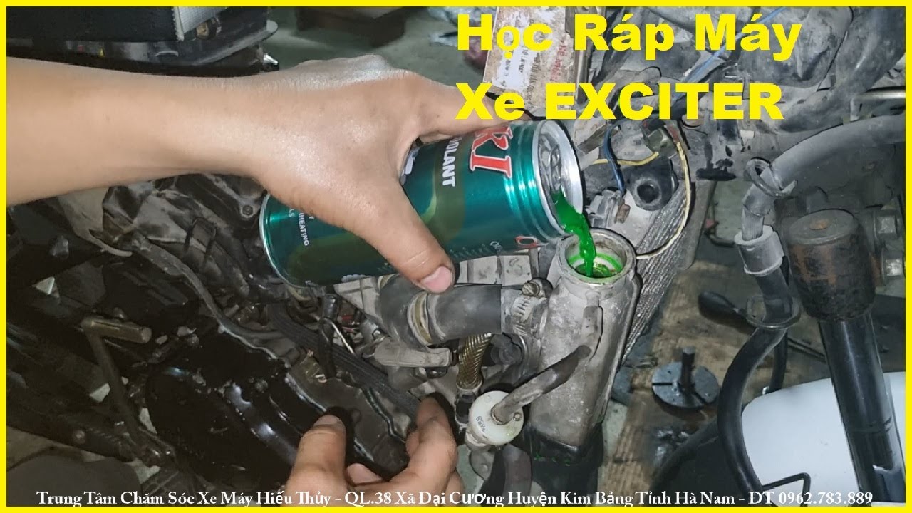 Học Ráp Máy EXCITER YAMAHA | Làm Lại Động Cơ Xe Máy Exciter 4 Số