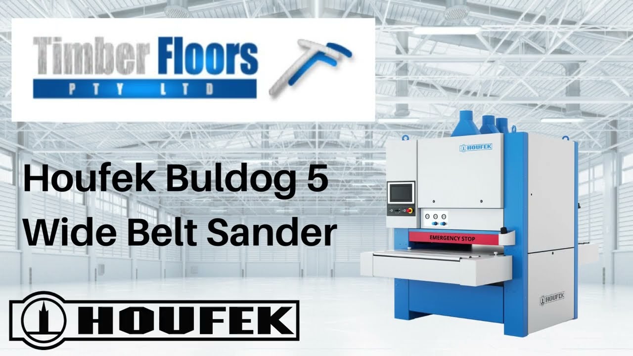 HOUFEK SUCCESS STORY- TIMBER FLOORS- HOUFEK BULDOG 5 STAIR SANDER