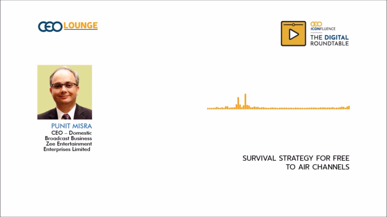 Survival strategy for Free to Air channels Punit Misra, Zee