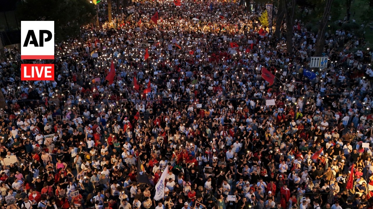 LIVE: People in Albania protest luxury development linked to Jared Kushner