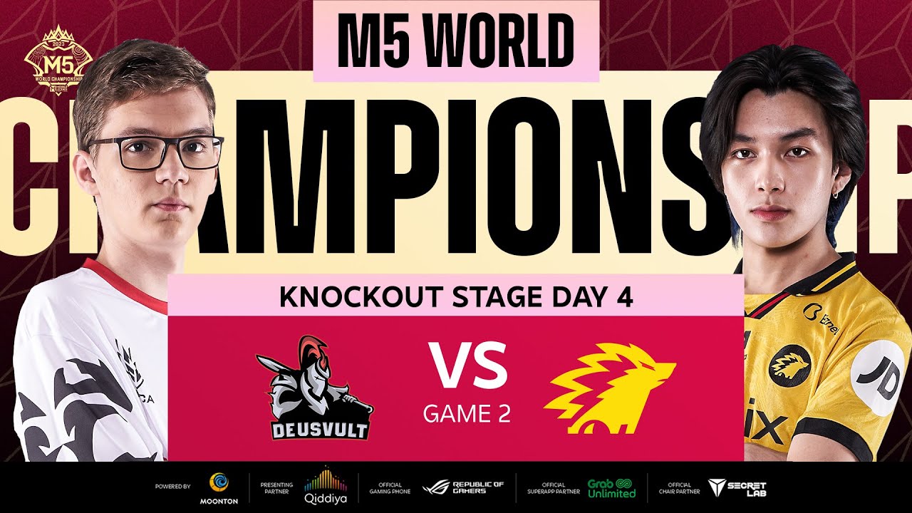 ENG M5 Knockouts Day 4  DEVU vs ONIC  Game 2