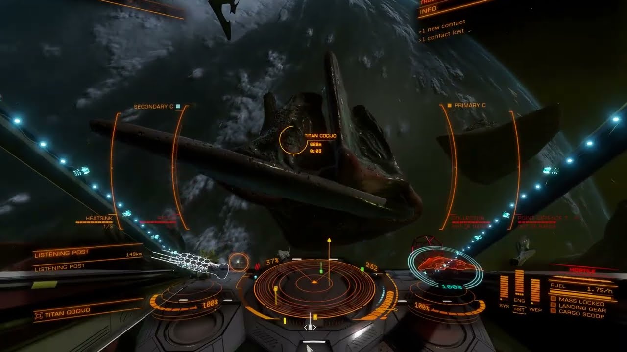 Elite Dangerous - Titan Cocijo and Titan Oya. Searching for Titan Drive Components.