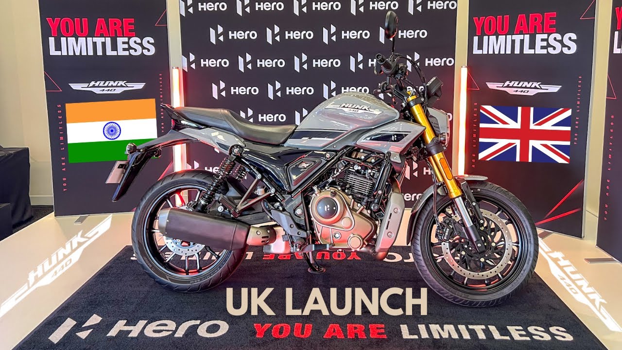 Hero MotorCorp UK запускает новый мотоцикл Hunk 440