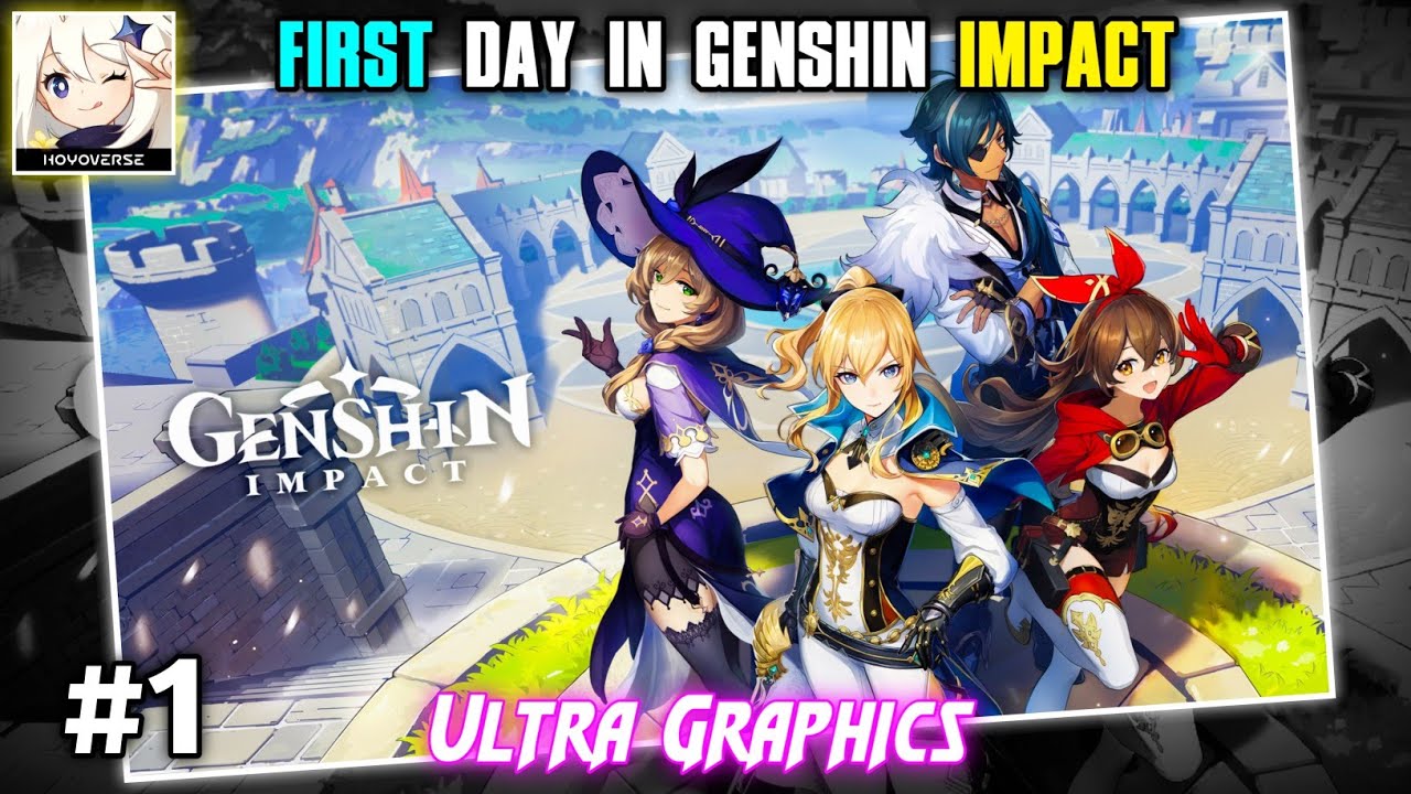 🤩 First Day In Genshin Impact || Genshin Impact Gameplay In Hindi