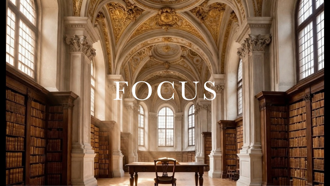DEEP FOCUS • Classical Lofi & Piano para Estudiar, Leer, Escribir (4K)