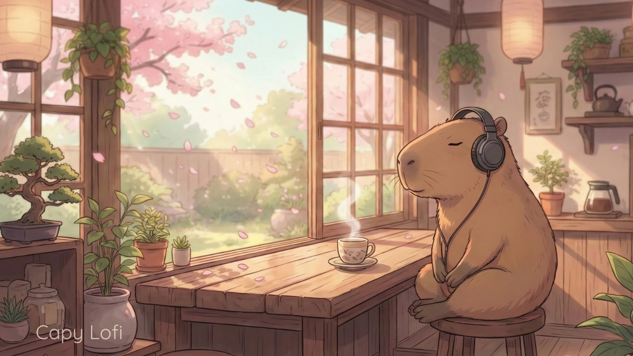 Sakura Tea Room ~ Best of 2026 Lofi Hip Hop for Spring Mornings [Peaceful Study Nostalgia] 🌸☕