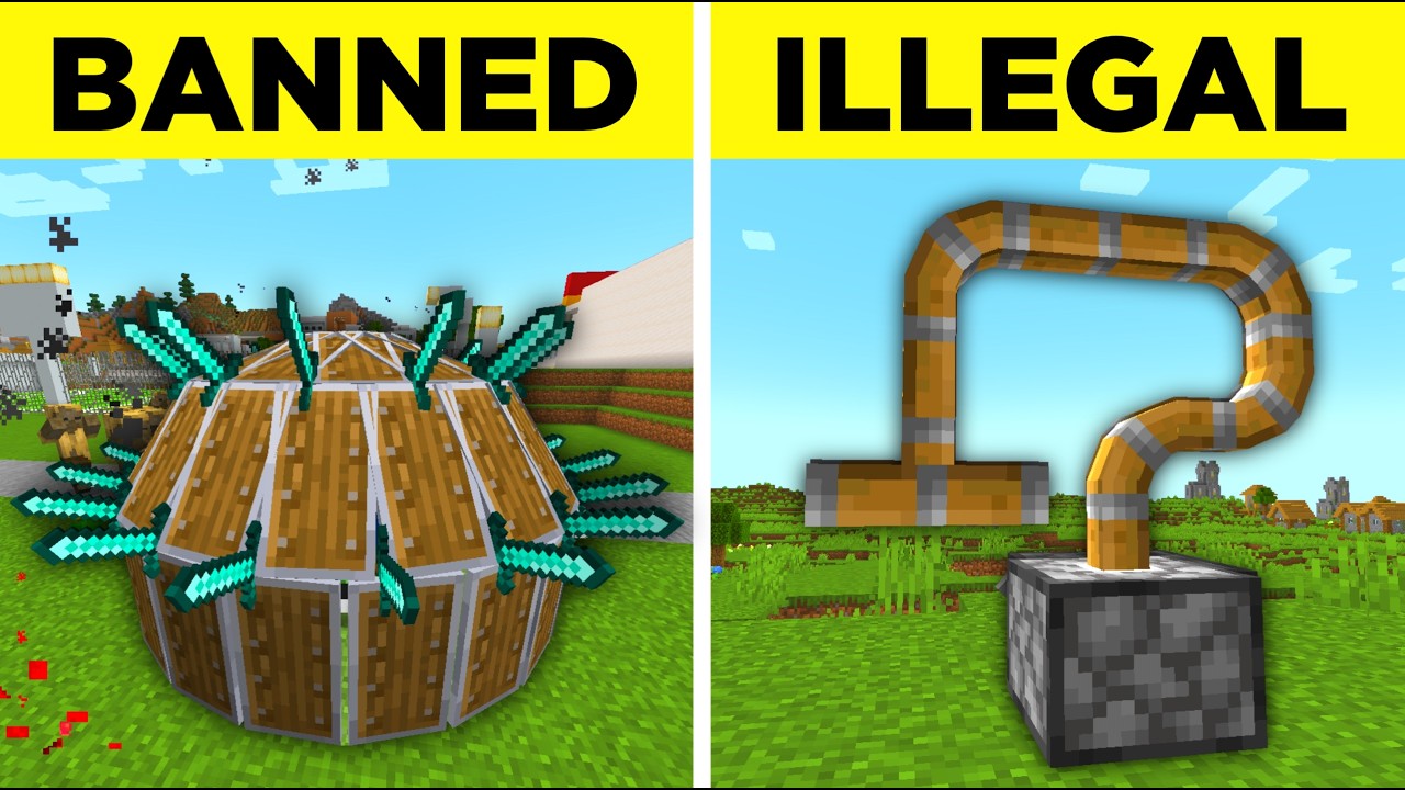 100 Fitur ILLEGAL TERKUTUK Yang Ada Di Minecraft!