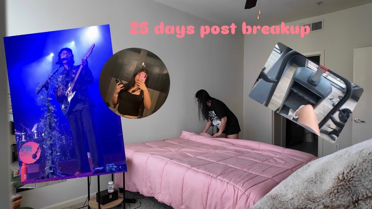 25 Days Post-Breakup Vlog (jin ticketing, grentperez concert, working out, cleaning & debrief)