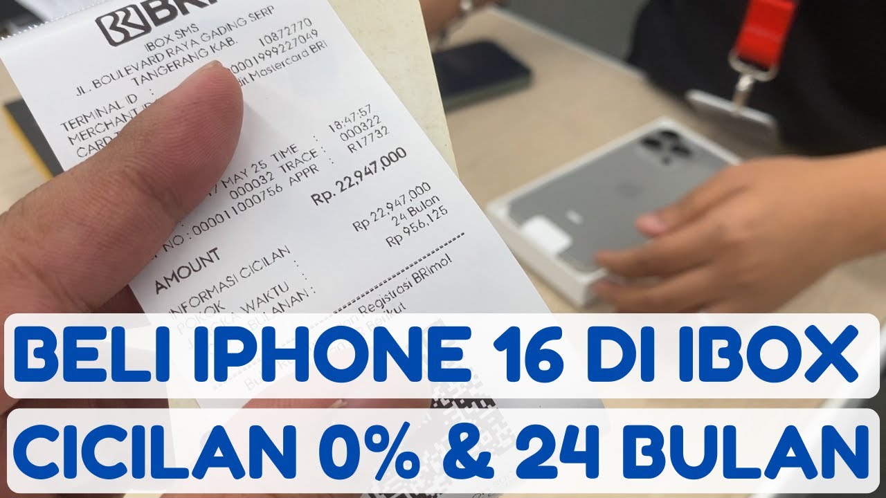 PENGALAMAN BELI IPHONE 16 PRO DI IBOX DENGAN CICILAN 24 BULAN DAN BUNGA 0% || KOK BISA SIH BANG !!!!