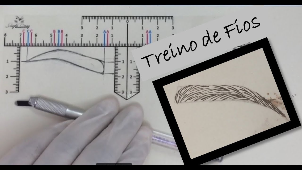 MICROBLADING - TREINO DE FIOS EM PELE SINTÉTICA
