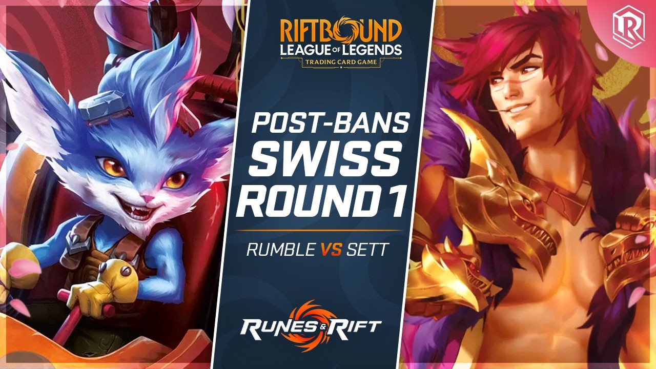 Rumble vs Sett | Post-Bans | Round 1 - Riftbound Spiritforged Tournament 12