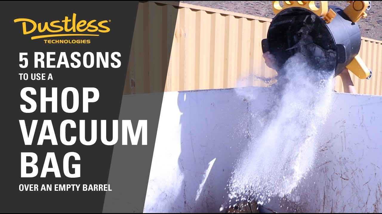 5 Reasons to Use a Shop Vacuum Bag | Dustless Technologies Wunderbag
