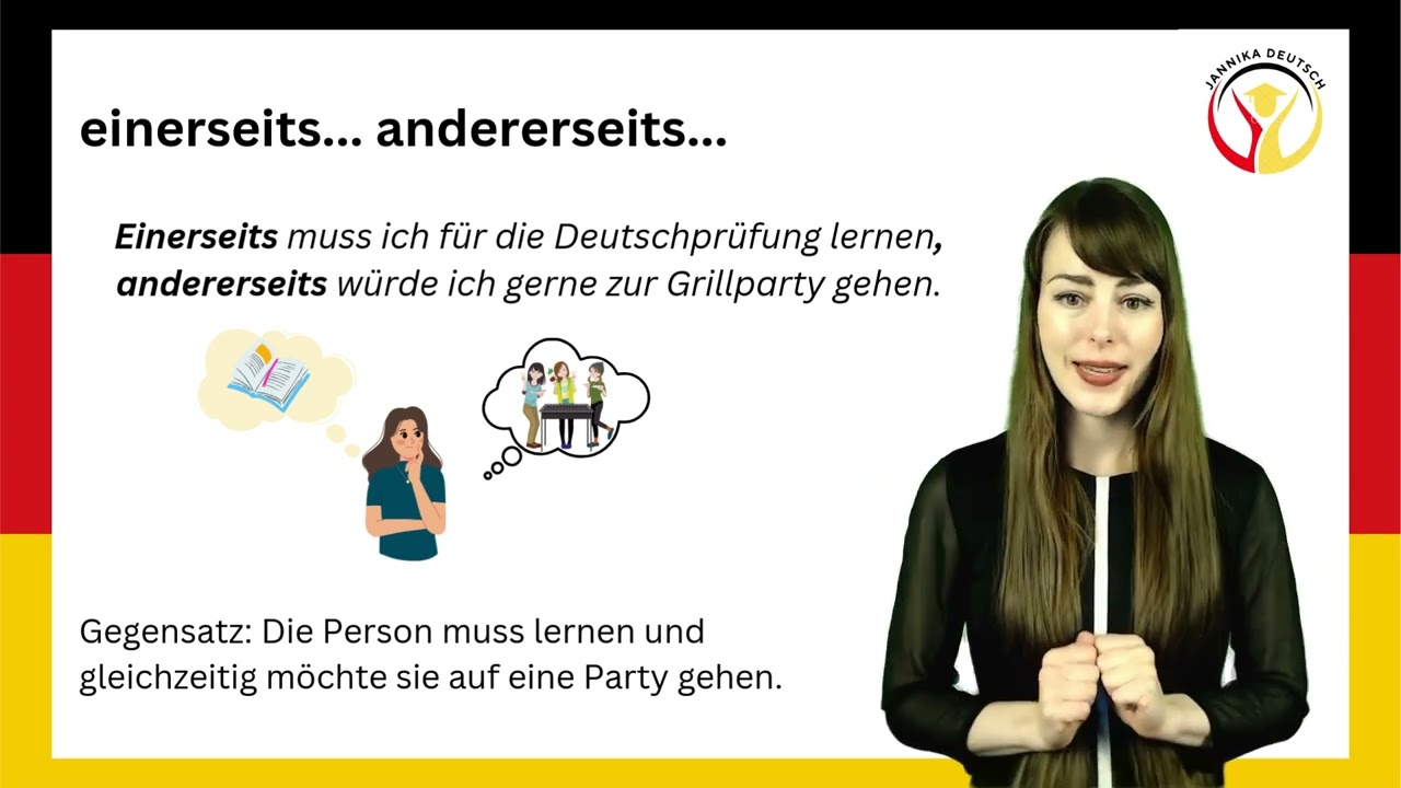 Einerseits...andererseits...?  #learngerman #deutschlernen #germancourse #germany