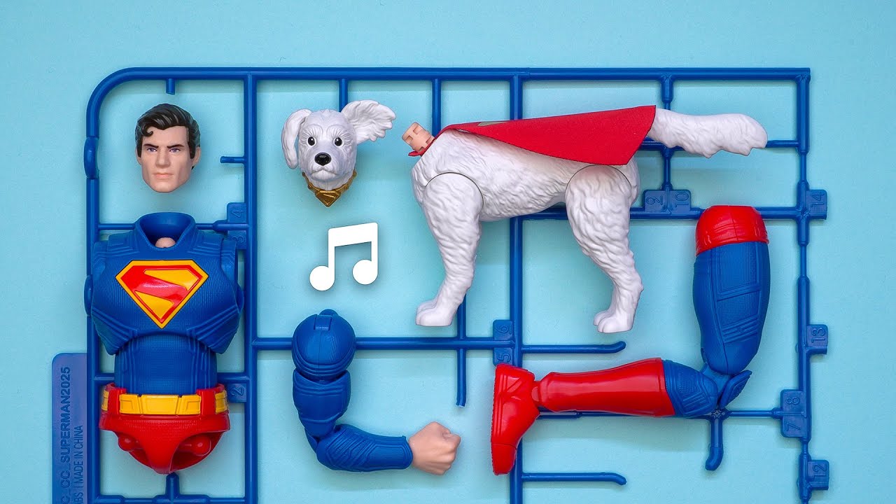 ♪Build: Krypto The Superdog & Superman 2025｜Satisfying beat building｜Speed build｜Model Kit