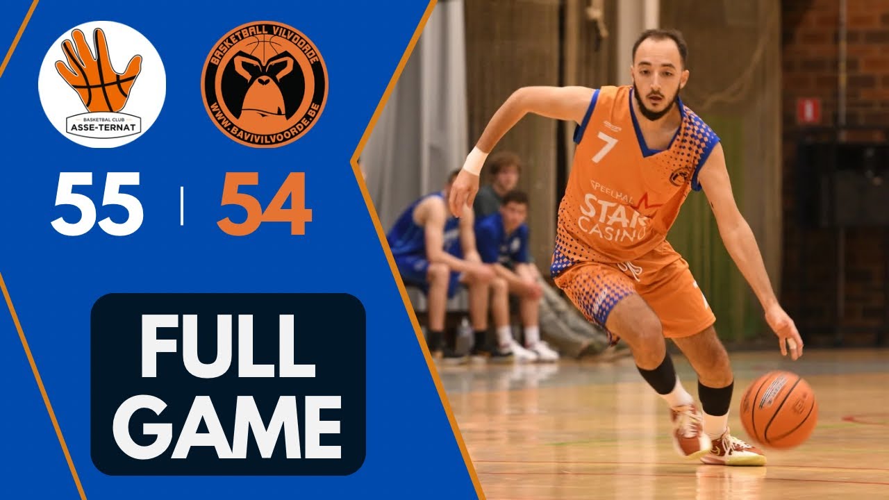 BC Asse-Ternat C vs Bavi Vilvoorde C: 55-54