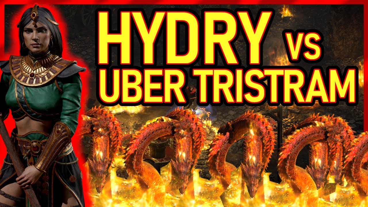 *UBER TRISTAM vs CZARODZIEJKA POD HYDRY* NOWY POTĘŻNY BUILD! DIABLO 2: RESURRECTED PATCH 2.4 PTR