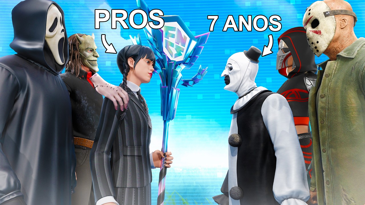 3 CRIANÇAS ENFRENTAM 3 PROS – ninguém sabia quem era quem!