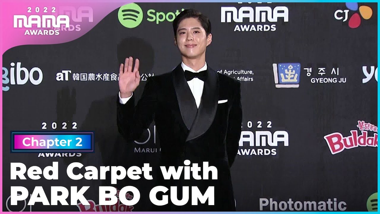 [2022 MAMA] Red Carpet with PARK BO GUM | Mnet 221130 방송
