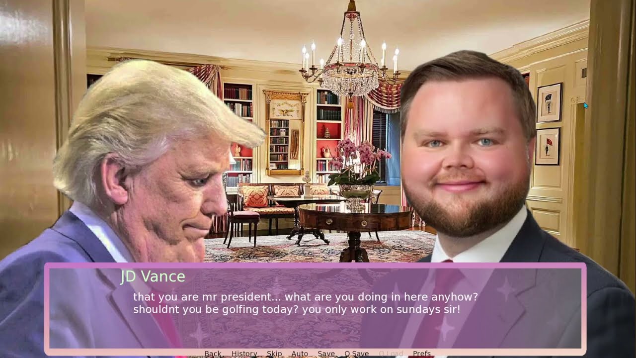JD Vance Dating Simulator Trailer