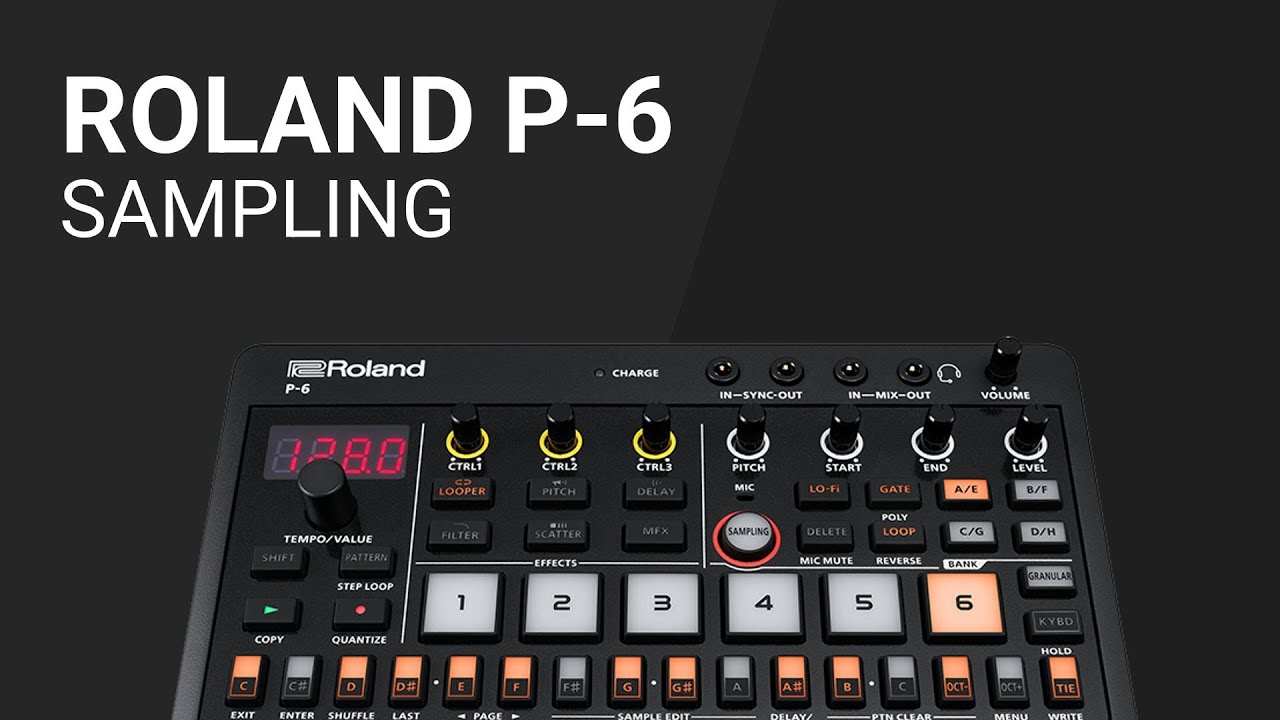 ROLAND P-6 Sampling — руководство пользователя