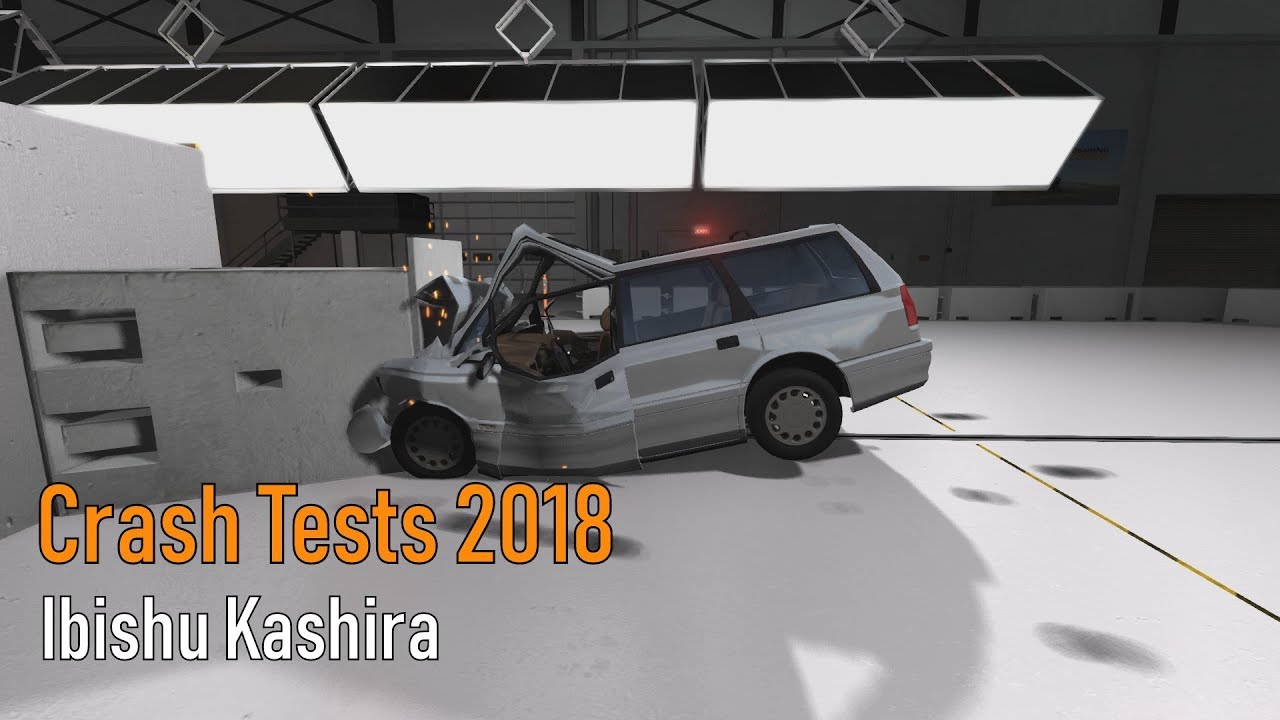 BeamNG.drive | Ibishu Kashira | Slow Motion Crash Test