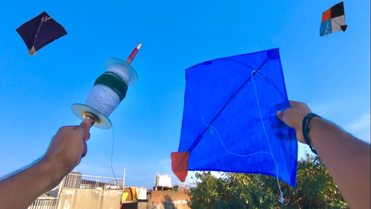 Kite Fighting kite flying Cut others kite
