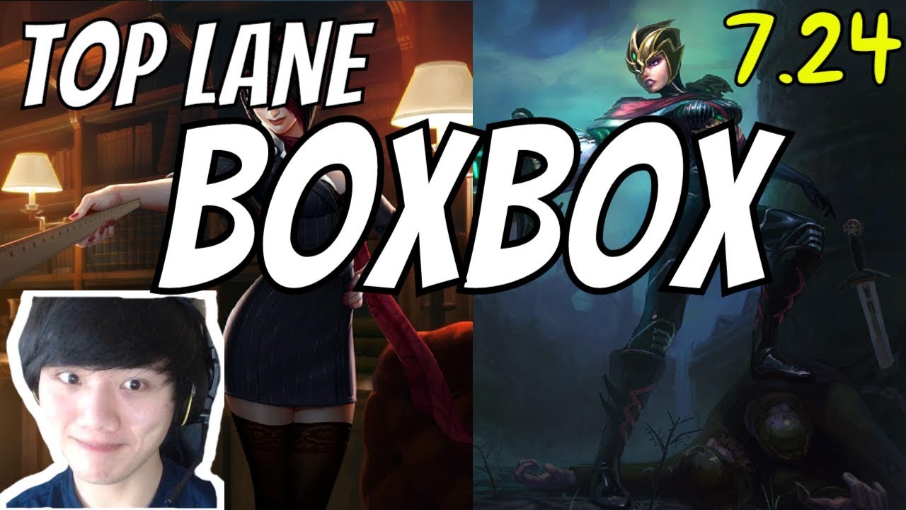 BOXBOX Fiora Vs Riven Top Stream Gameplay Season 8