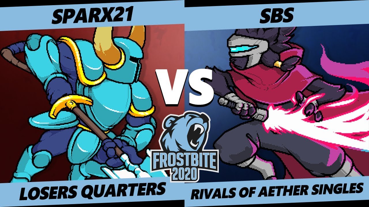 Frostbite 2020 RoA Losers Quarters - ISG | Sparx21 (Shovel Knight) Vs. RoA | SBS (Clairen) Singles