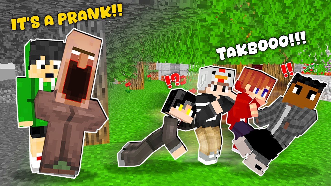 Screaming Villager Prank in Minecraft! (Tagalog)