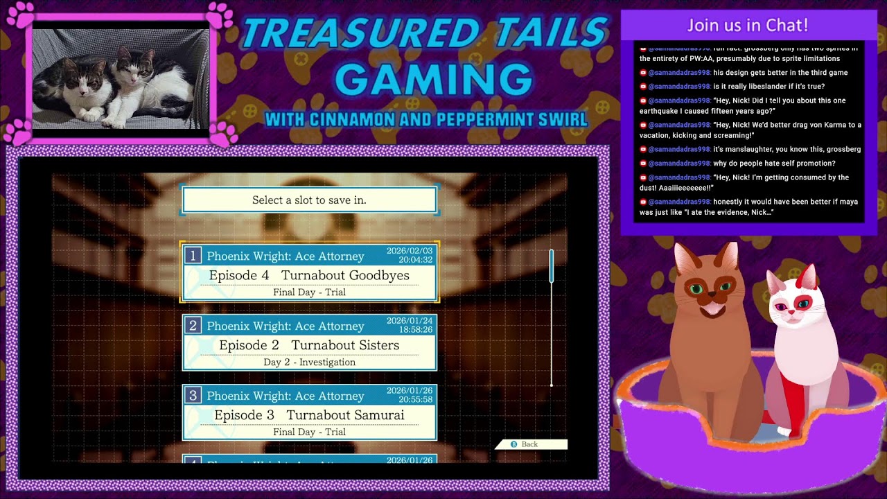 Kitties' Stream: Ace Attorney Trilogy Part 7