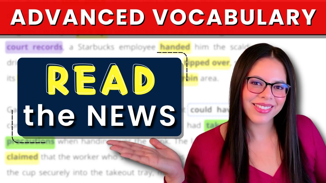 Read a NEWS Article in English 🌐 Advanced Vocabulary [FULL LESSON]