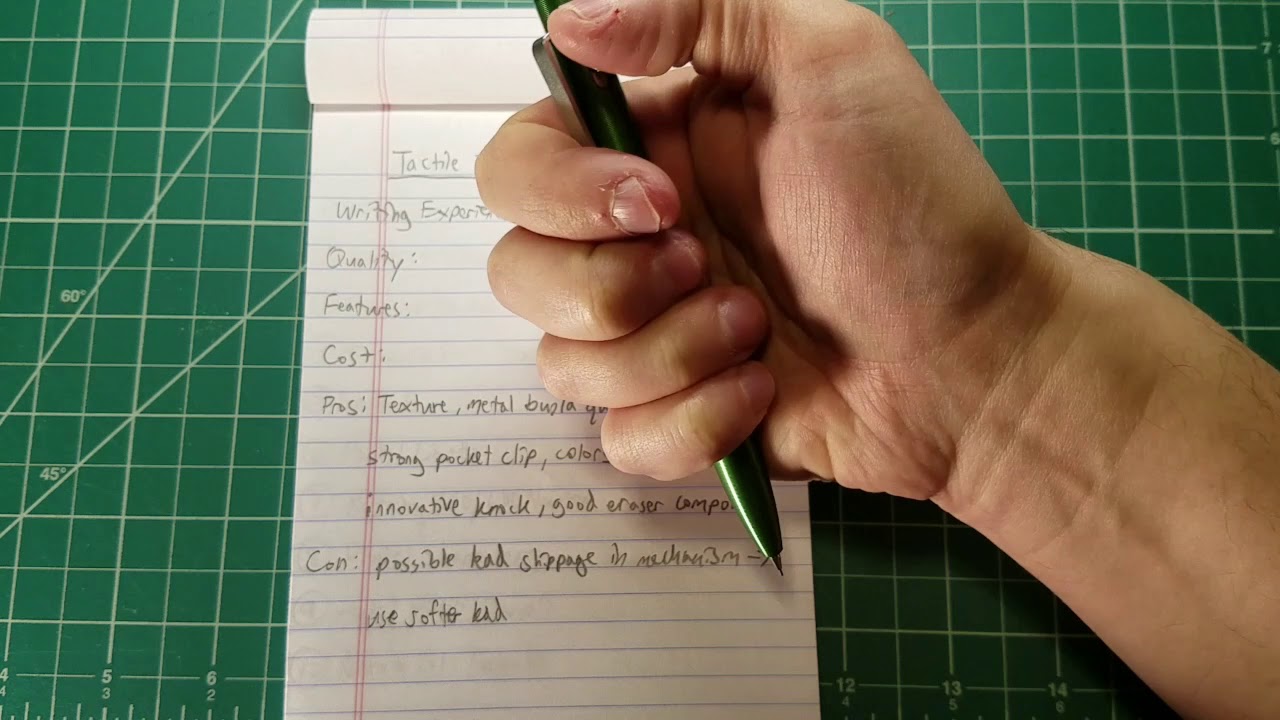 Tactile Turn Mechanical Pencil Review