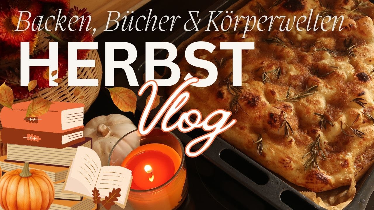 Cozy September Vlog 🍁 Focaccia backen, Bücher & Dark Academia Vibes
