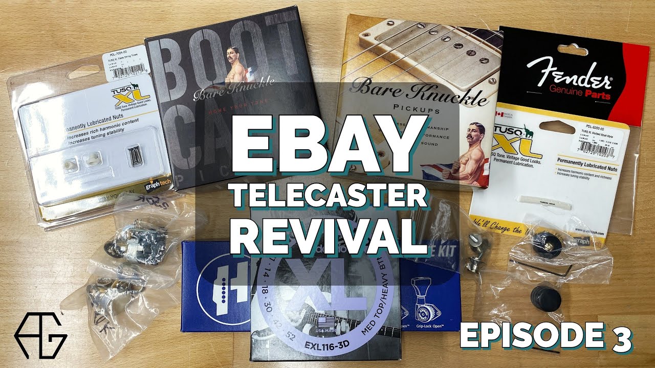 Parts Galore! || eBay Telecaster Revival || Episode 3 || DIY Partscaster Guitar Build