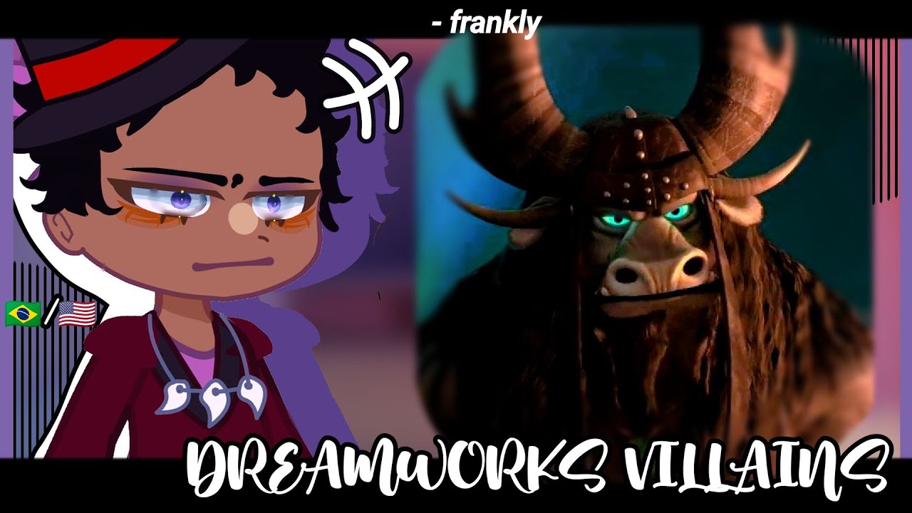 •|Villains Disney react to Villains Dreamworks|•Gacha club 🇺🇸/🇧🇷