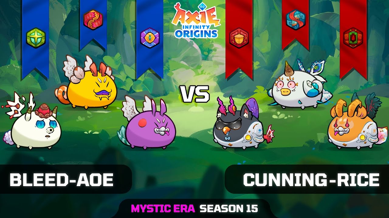BLEED-AOE vs CUNNING-RICE | SEASON 15 | AXIE INFINITY ORIGINS