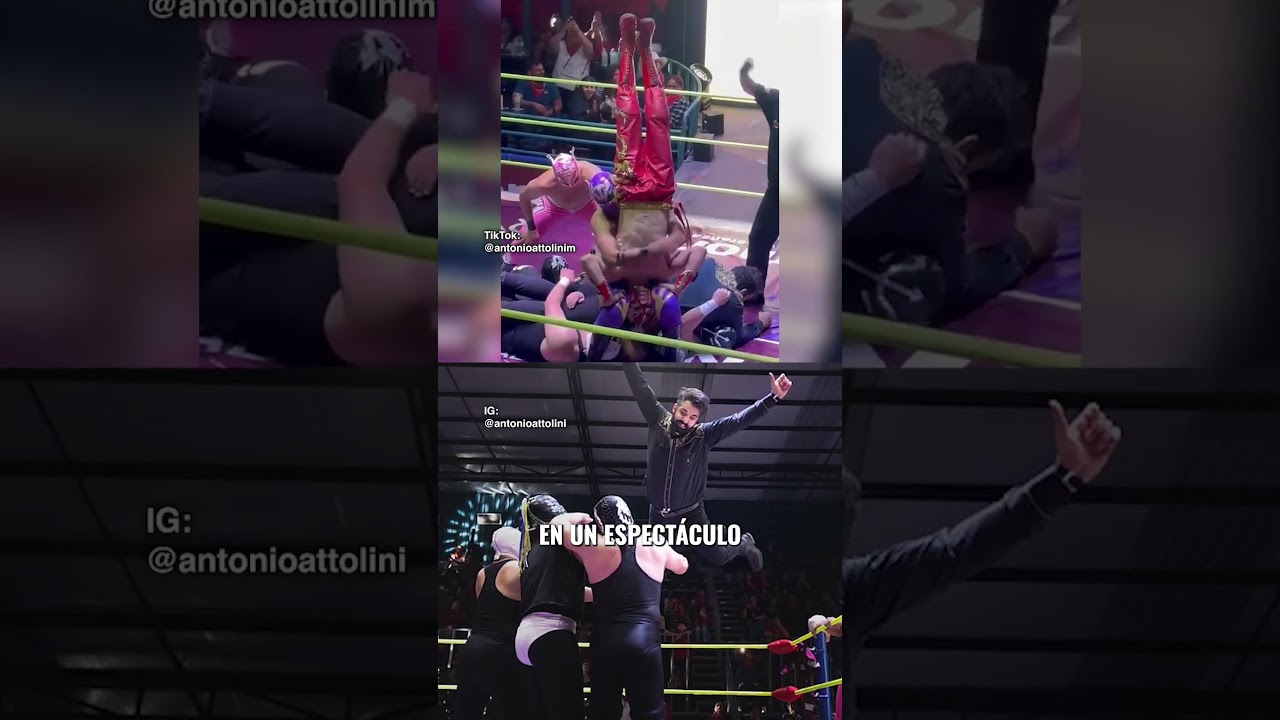 🤼&zwj;♂️ Antonio Attolini debuta en la lucha libre en pleno informe