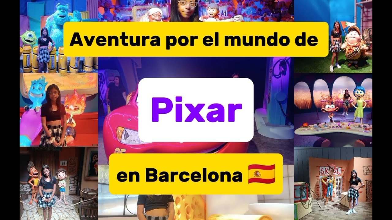 Aventura por el mundo de Pixar en Barcelona