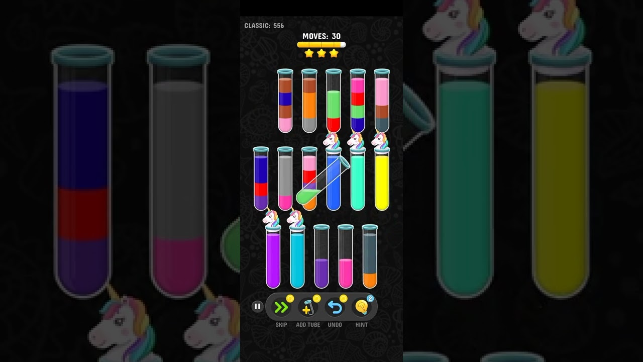 Color water sort 3d level 556