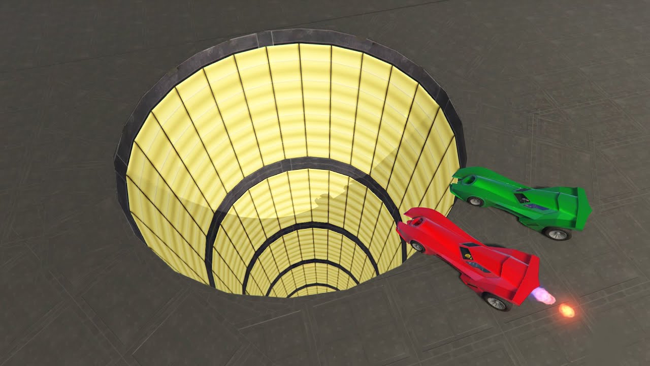Crazy Fire Boost Hole Race - GTA 5 Online