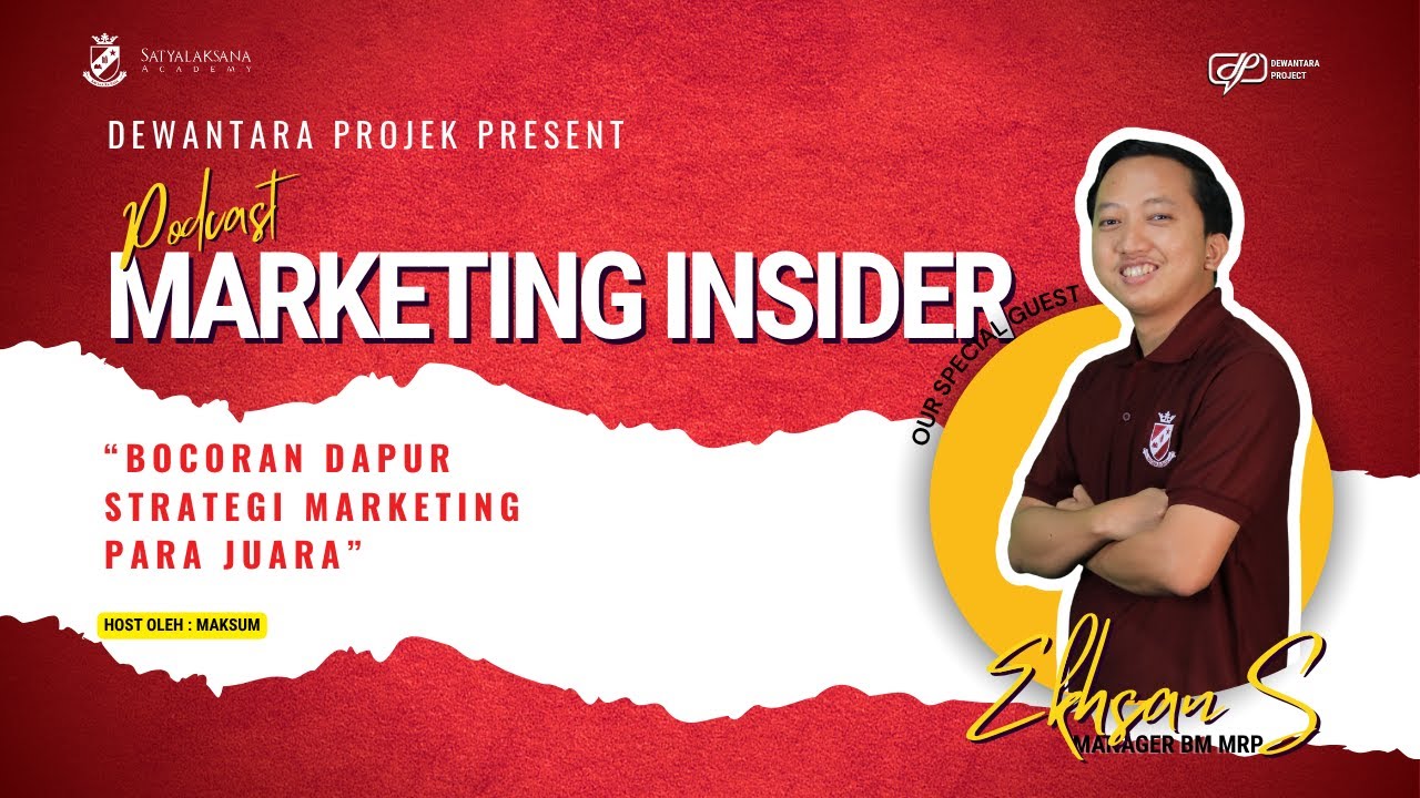 Bocoran Dapur Strategi Marketing Para Juara  menurut Ekhsan As Meneger BM Satyalaksana
