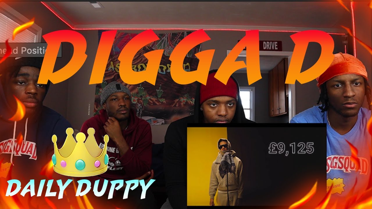 AMERICANS REACT| Digga D - Daily Duppy | GRM Daily